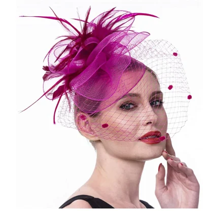 Fascinator with Decorative Feather-like Design - Image 8