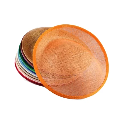 Sheer Disc Fascinator with Plain Color Design