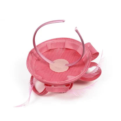 Elegant Solid Headpiece with Bow Decor - Image 14