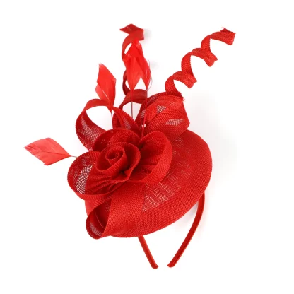 Floral Fascinator with Twirling Design - Image 14