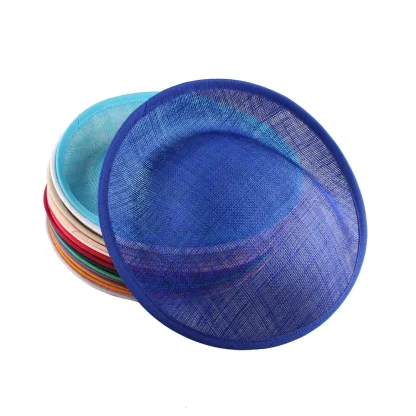 Sheer Disc Fascinator with Plain Color Design - Image 10