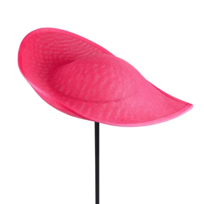 Teardrop Disc Fascinator with Plain Design - Image 4