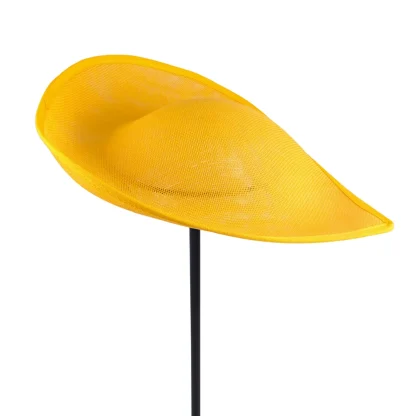 Teardrop Disc Fascinator with Plain Design - Image 3