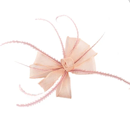 Glamorous Fascinator with Sheer Big Bow - Image 15