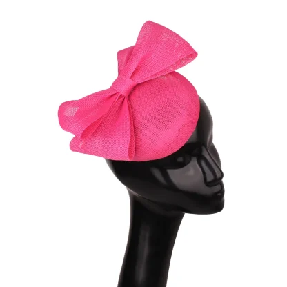 Feminine Solid Headpiece with Bow Design